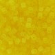 Miyuki delica kralen 11/0 - Transparent frosted yellow DB-743